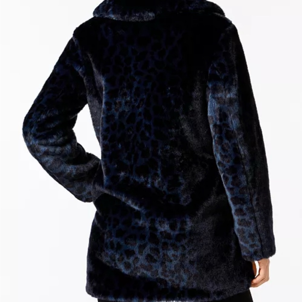 Laundry by Shelli Segal Leopard-Print Faux-Fur Coat - Picture 7 of 7